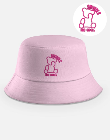 Hustle and Cuddle Embroidered Bucket Hat