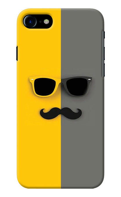 Sunglasses with Mustache iPhone 7/7s Back Cover