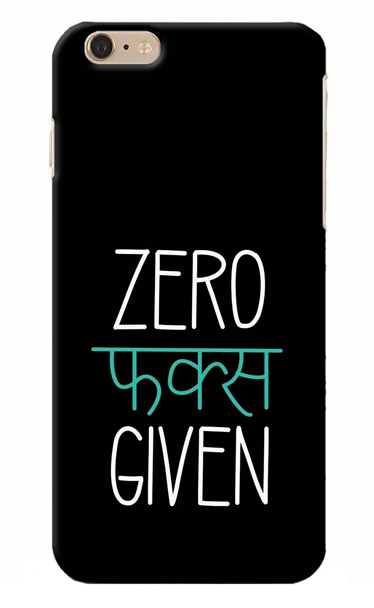 Zero Fucks Given iPhone 6 Plus/6s Plus Back Cover