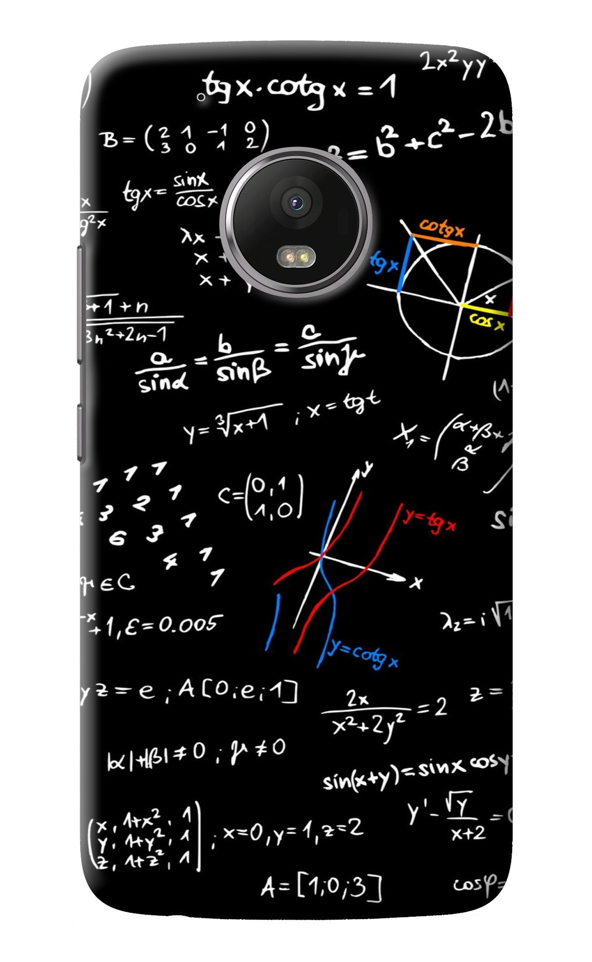 Moto G5 plus Mathematics Formula Cover