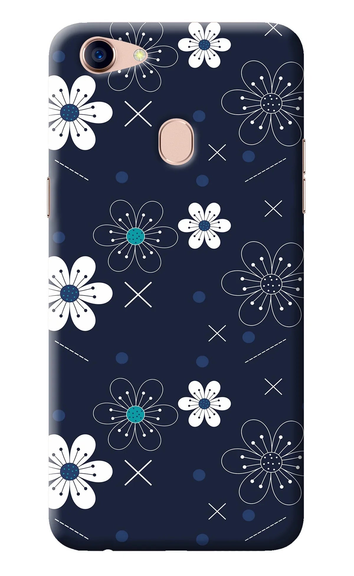 Flowers Oppo F5 Back Cover