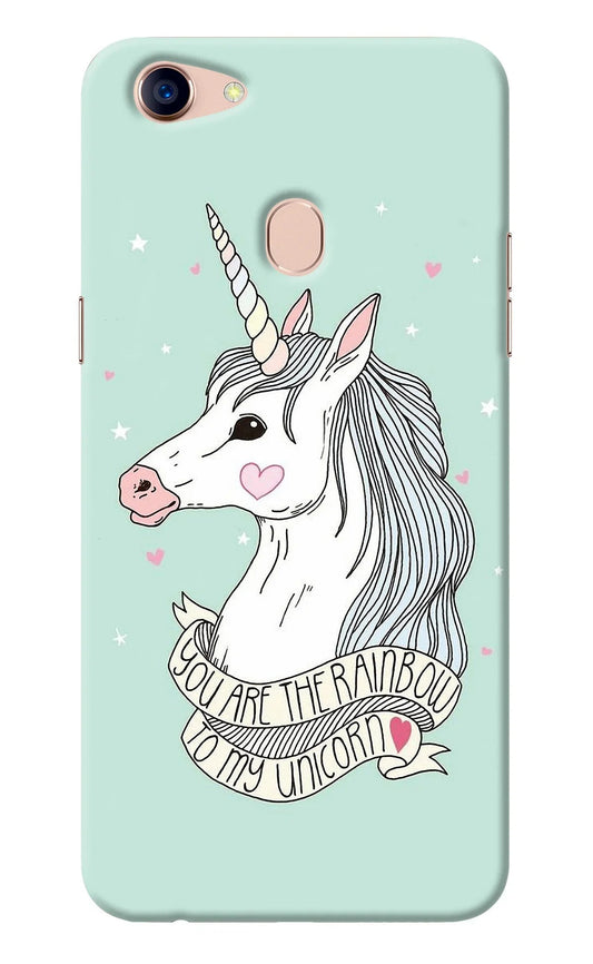 Unicorn Wallpaper Oppo F5 Back Cover