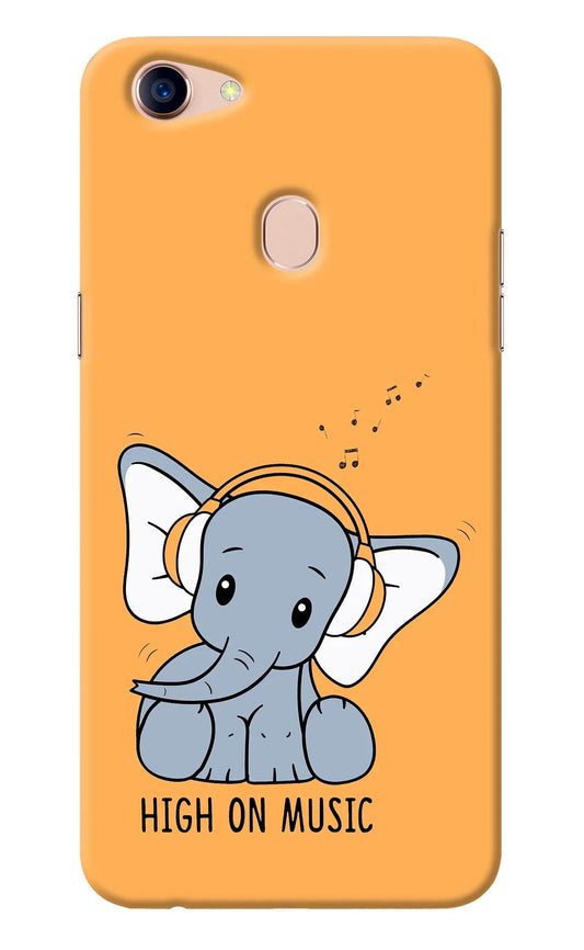 High On Music Oppo F5 Back Cover