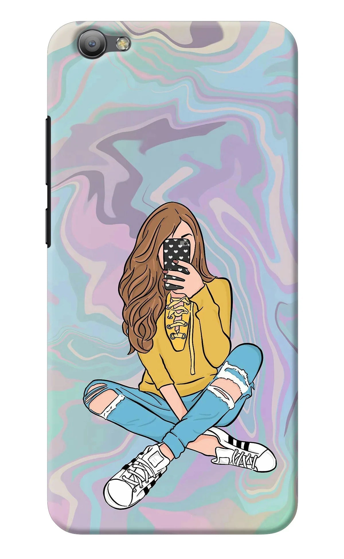 Selfie Girl Vivo V5/V5s Back Cover