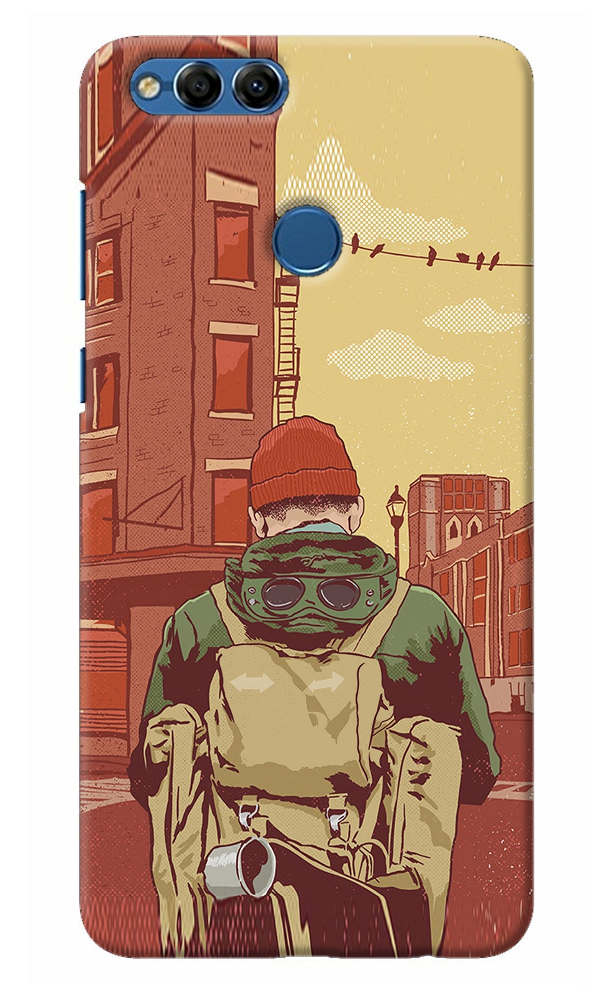 Adventurous Honor 7X Back Cover