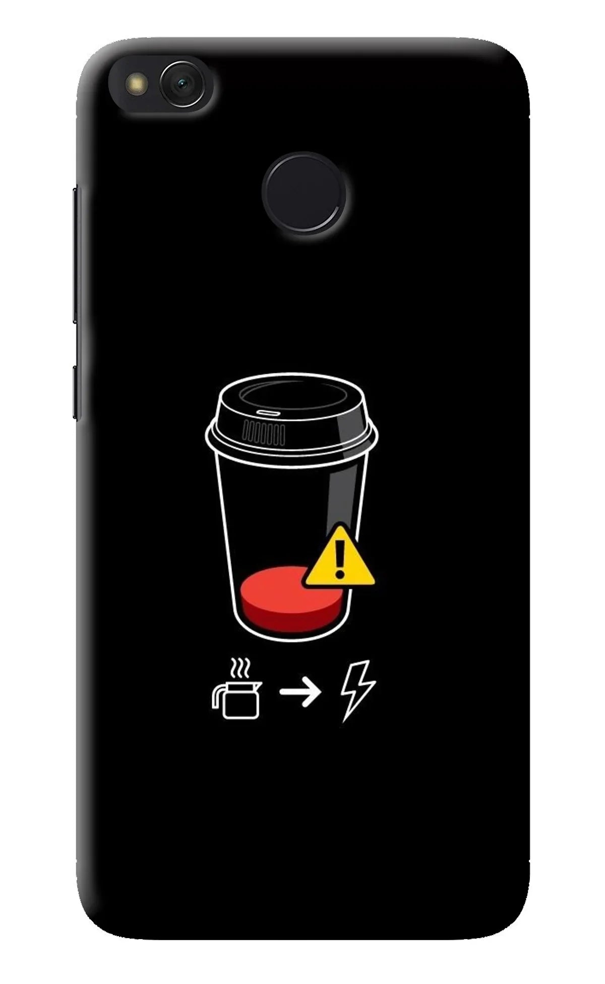 Coffee Redmi 4 Back Cover