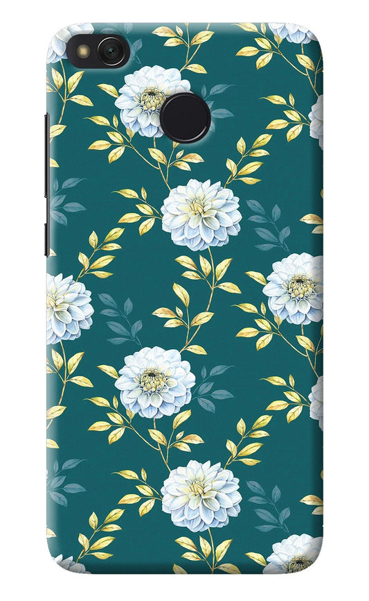 Flowers Redmi 4 Back Cover