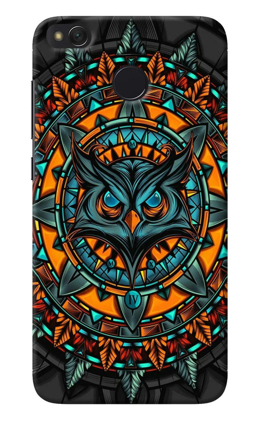 Angry Owl Art Redmi 4 Back Cover