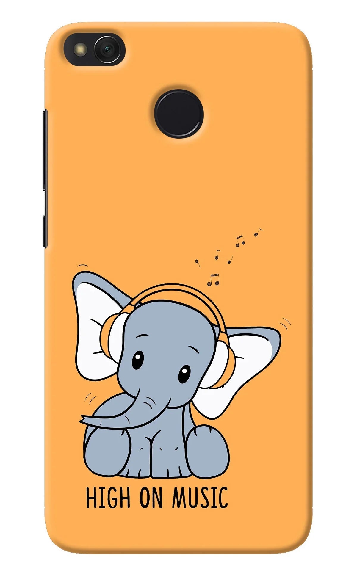 High On Music Redmi 4 Back Cover