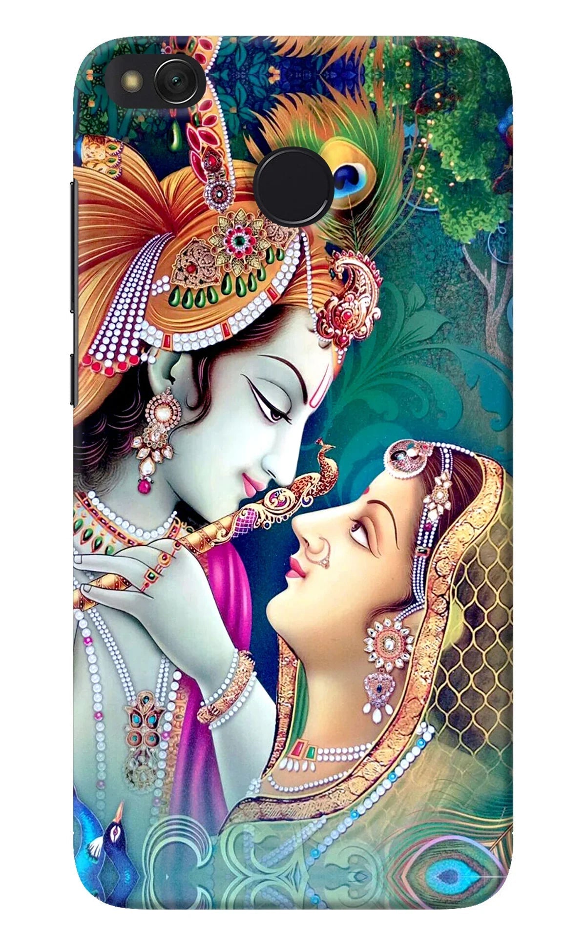 Lord Radha Krishna Redmi 4 Back Cover