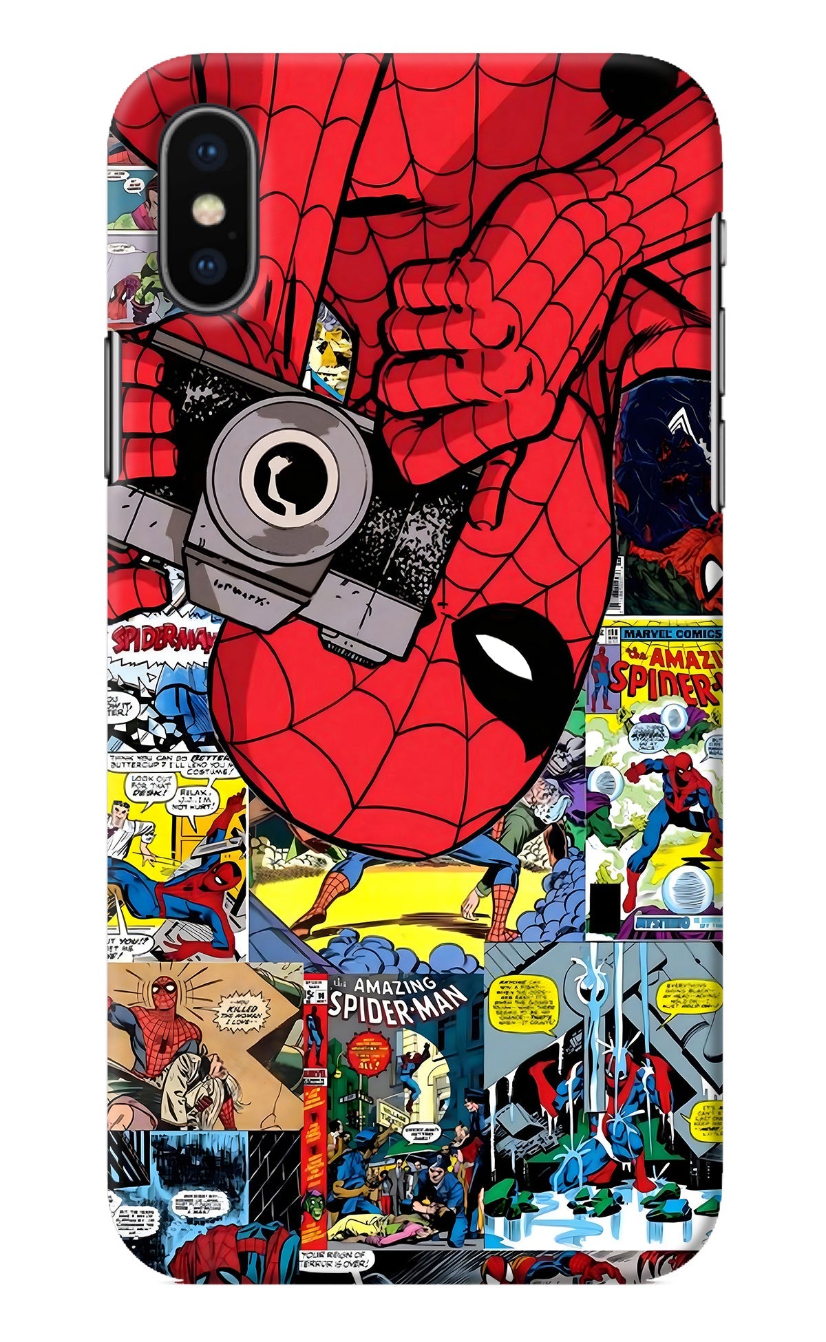 Spider Man iPhone X Back Cover