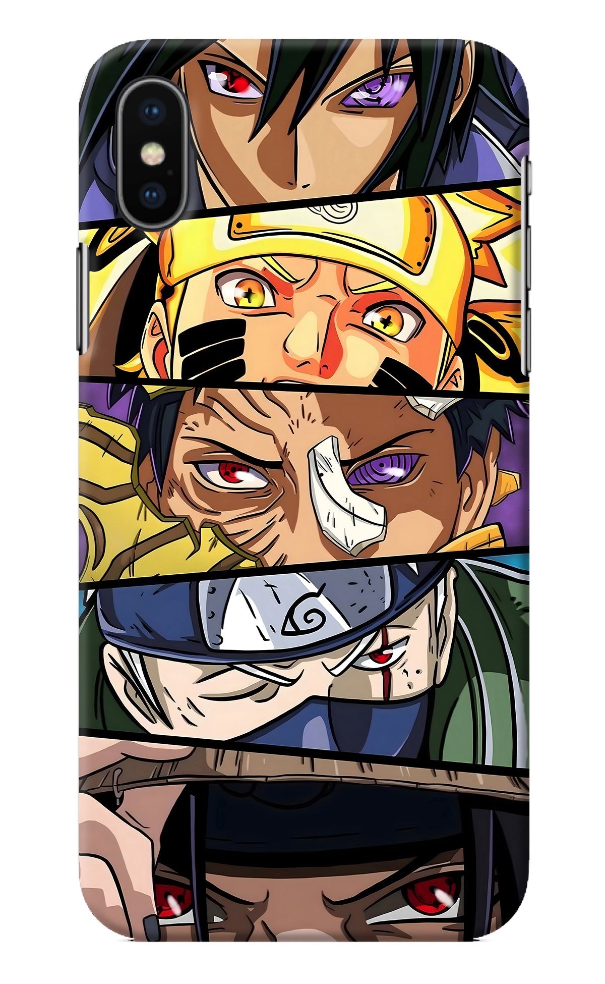 Naruto Character iPhone X Back Cover