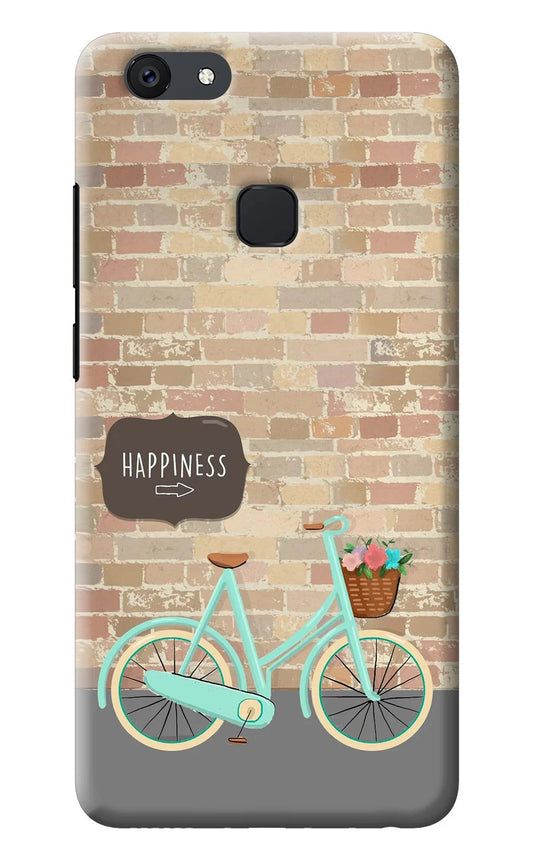 Happiness Artwork Vivo V7 Back Cover