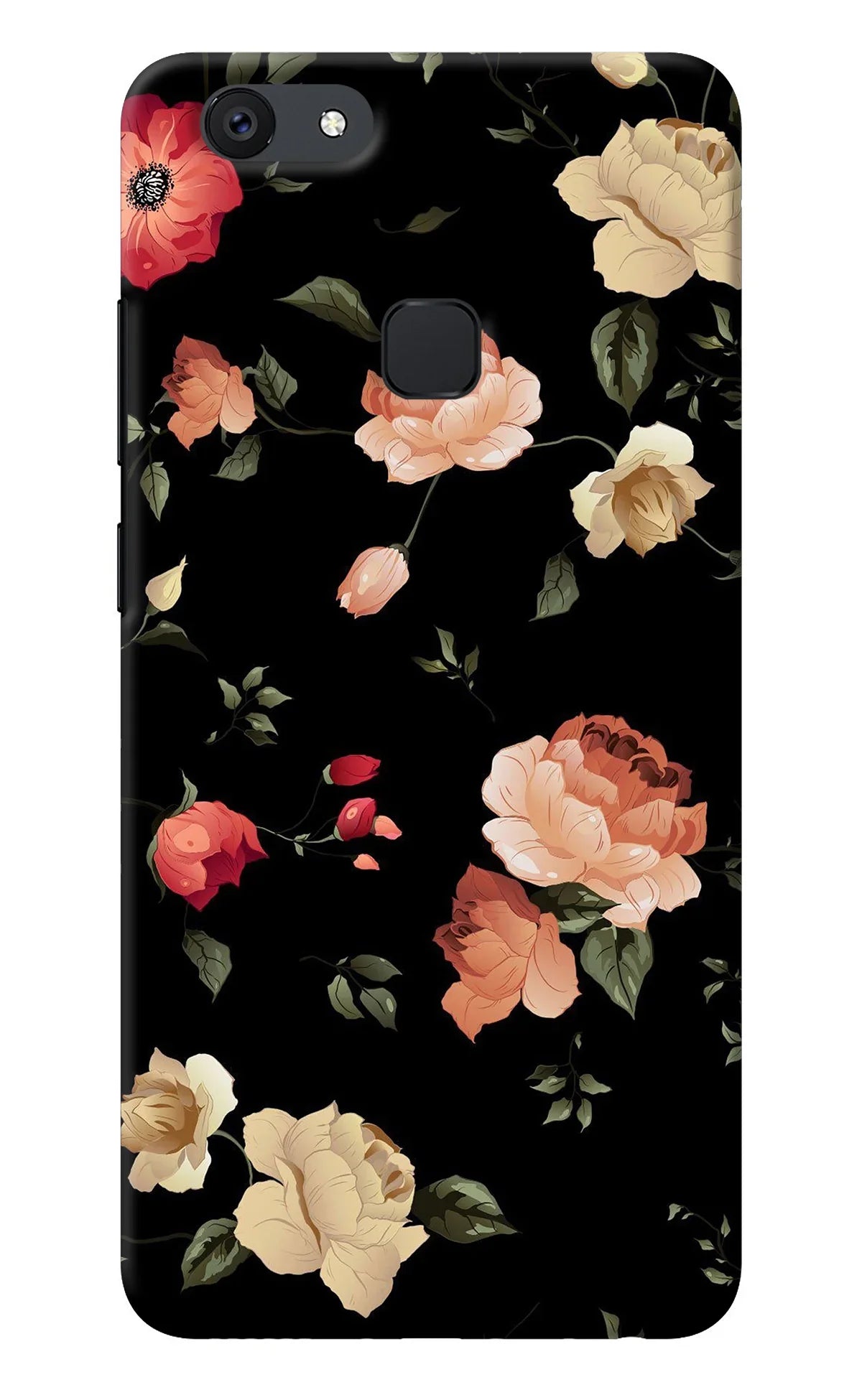 Flowers Vivo V7 Back Cover