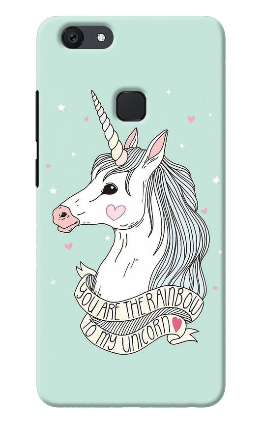Unicorn Wallpaper Vivo V7 plus Back Cover