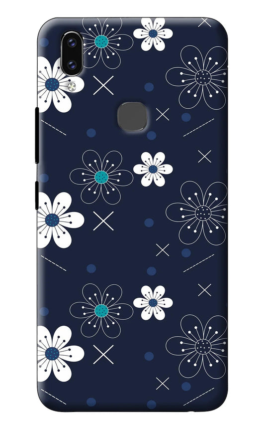 Flowers Vivo V9/V9 Pro/V9 Youth Back Cover