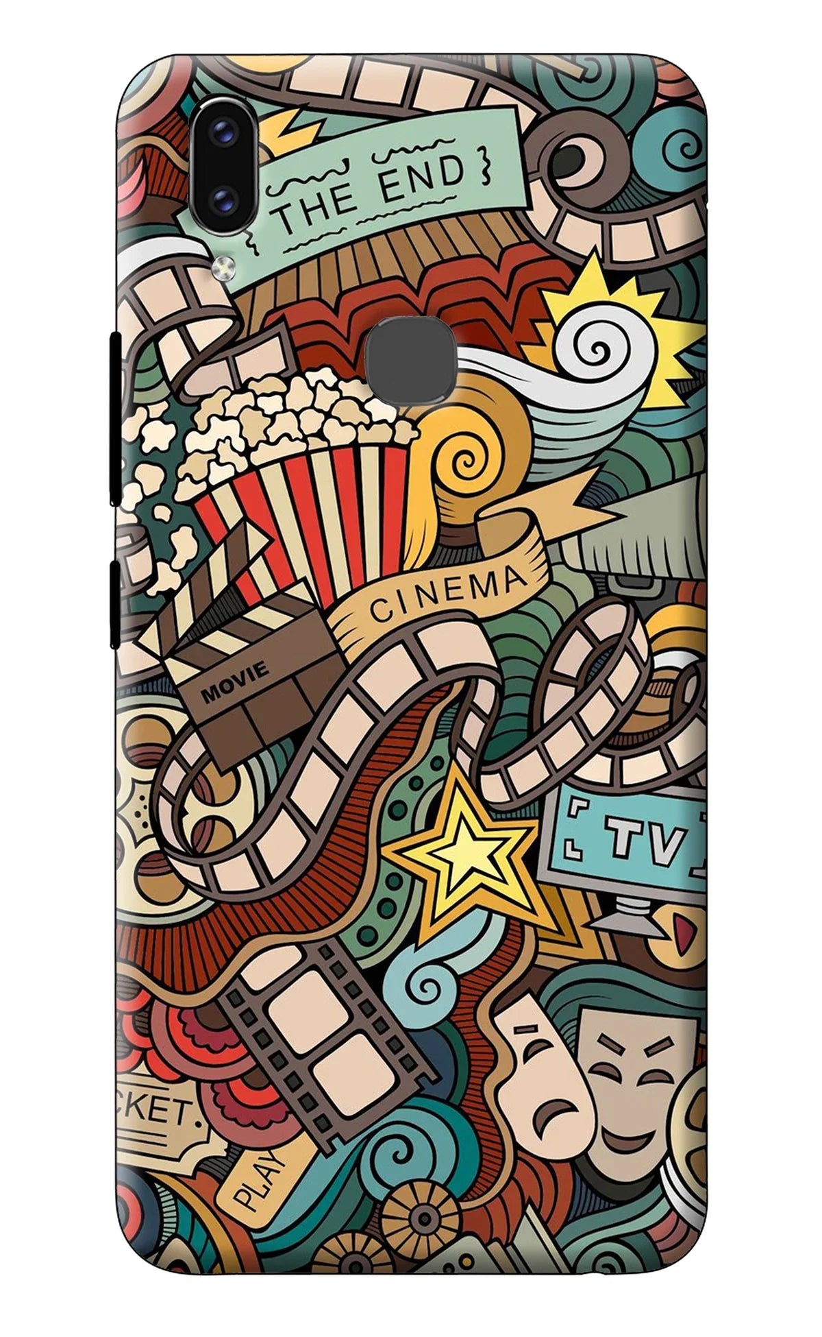 Cinema Abstract Vivo V9/V9 Pro/V9 Youth Back Cover