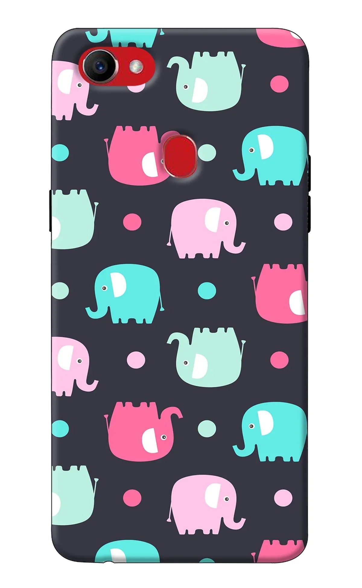 Elephants Oppo F7 Back Cover