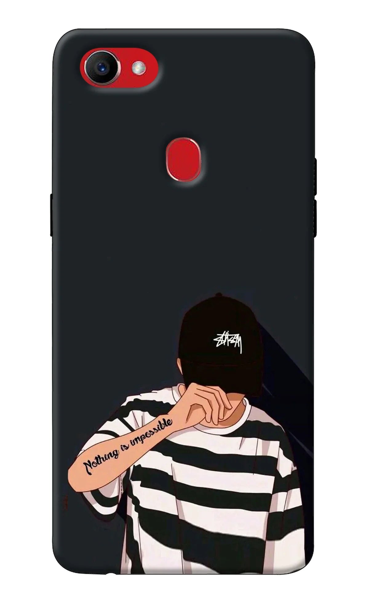 Aesthetic Boy Oppo F7 Back Cover