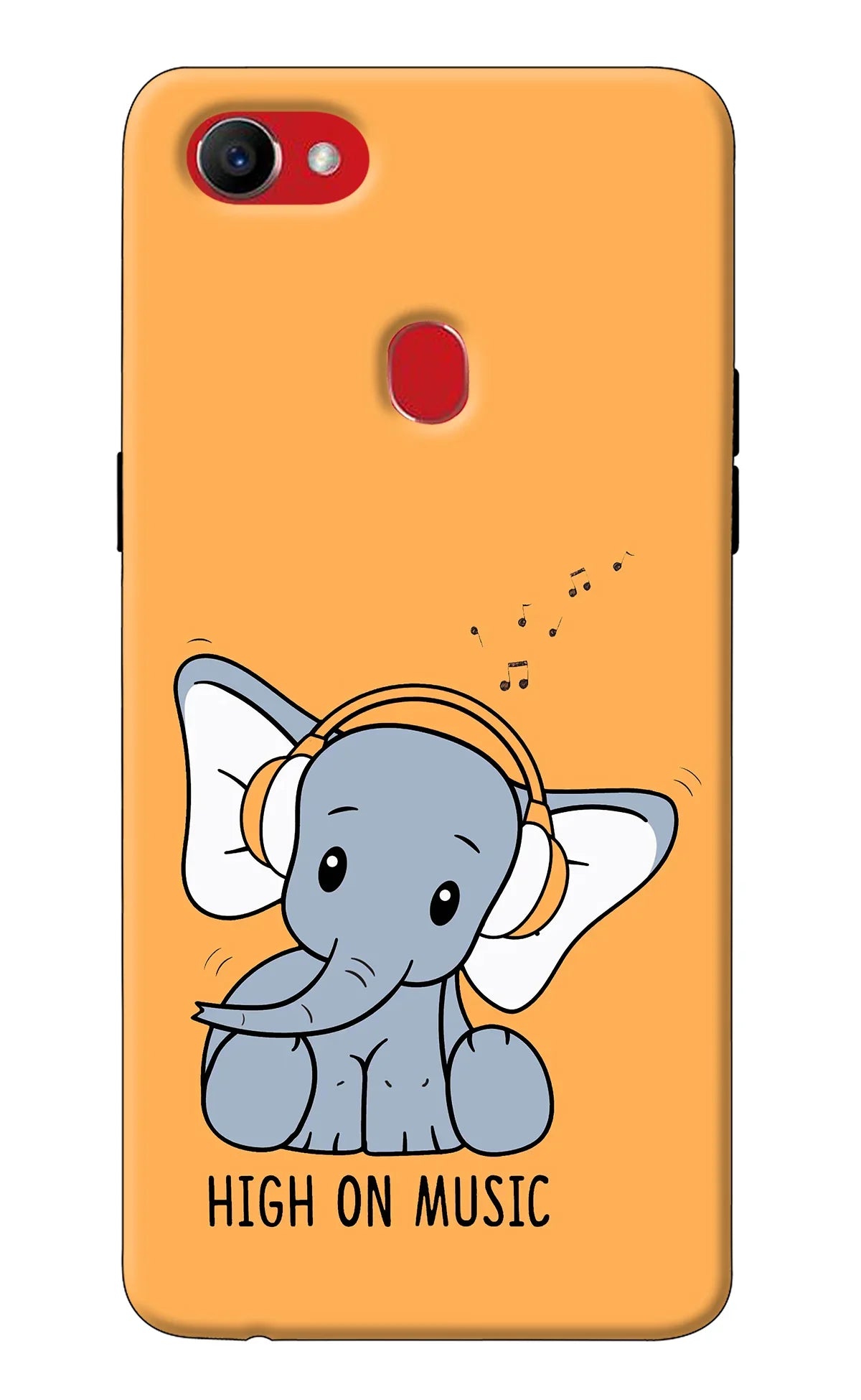 High On Music Oppo F7 Back Cover