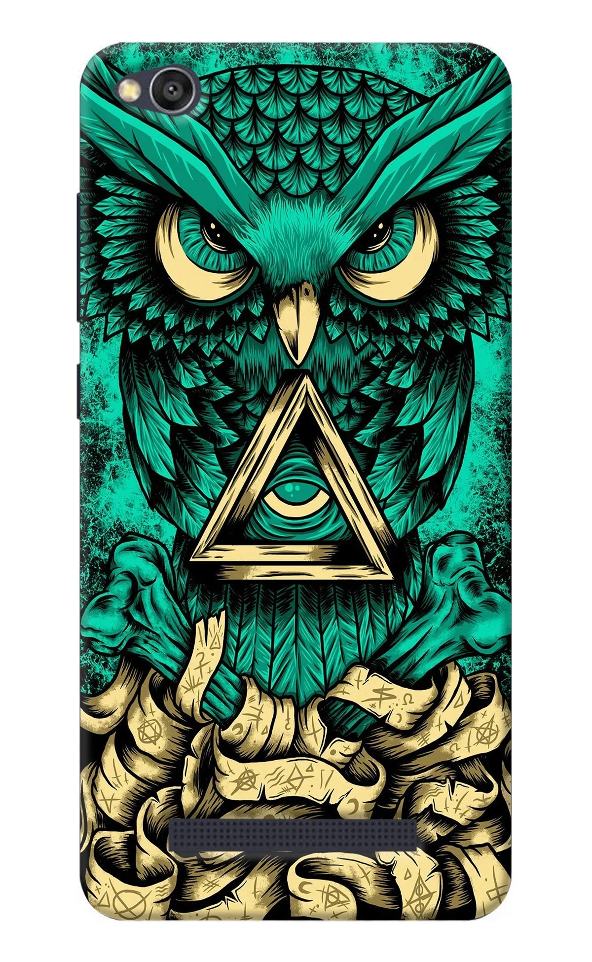 Green Owl Redmi 4A Back Cover