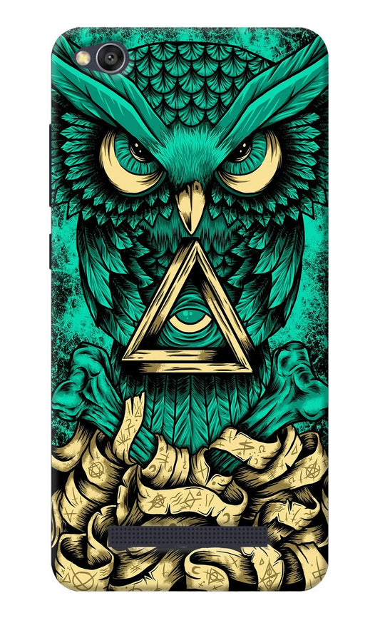 Green Owl Redmi 4A Back Cover
