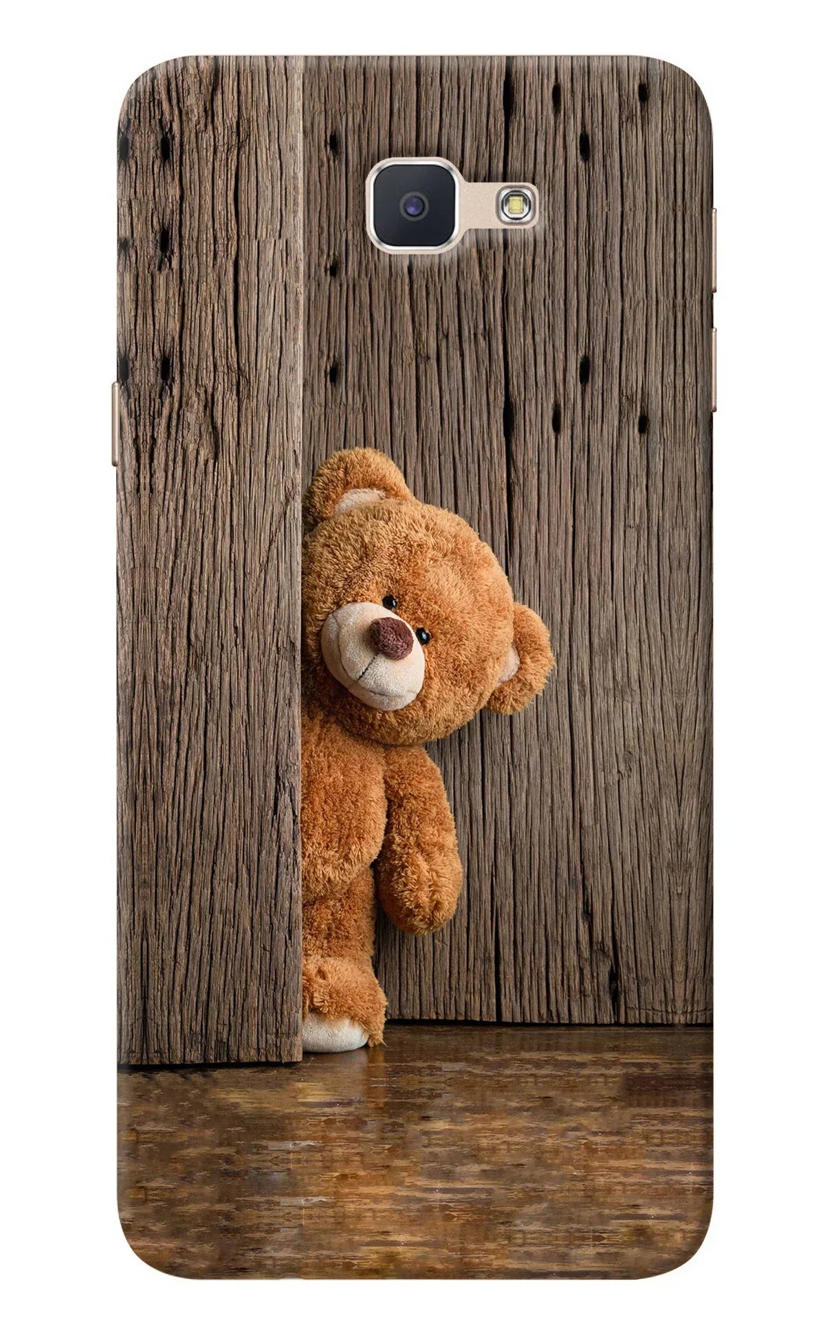 Teddy Wooden Samsung J7 Prime Back Cover
