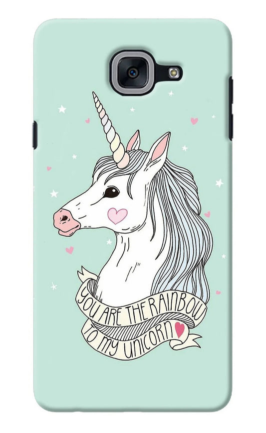 Unicorn Wallpaper Samsung J7 Max Back Cover