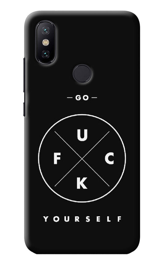 Go Fuck Yourself Mi A2 Back Cover