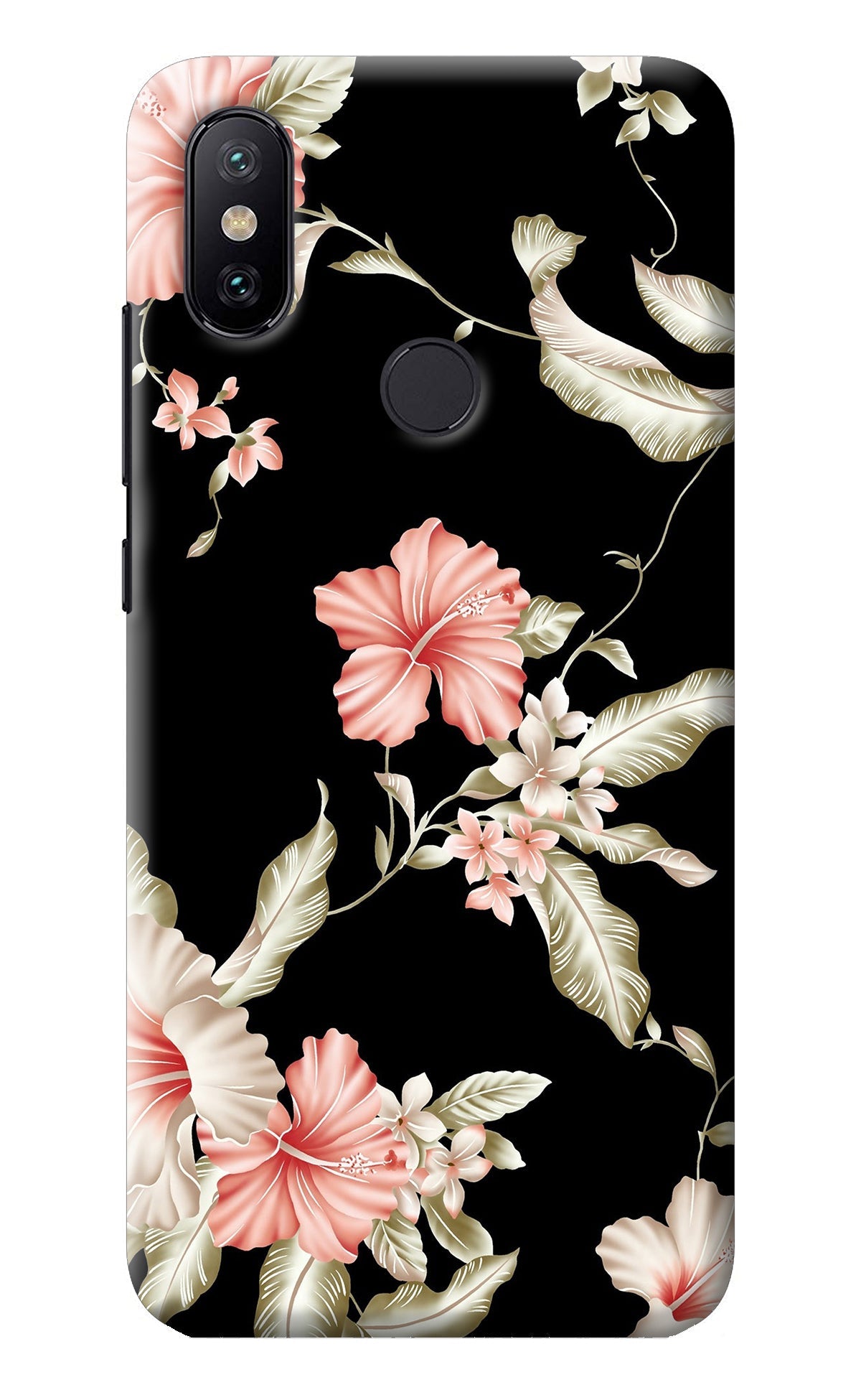 Flowers Mi A2 Back Cover