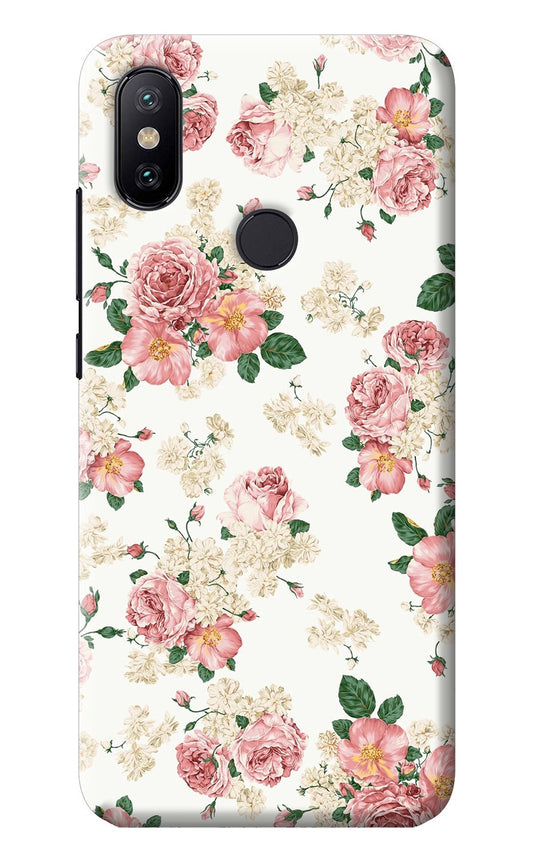 Flowers Mi A2 Back Cover