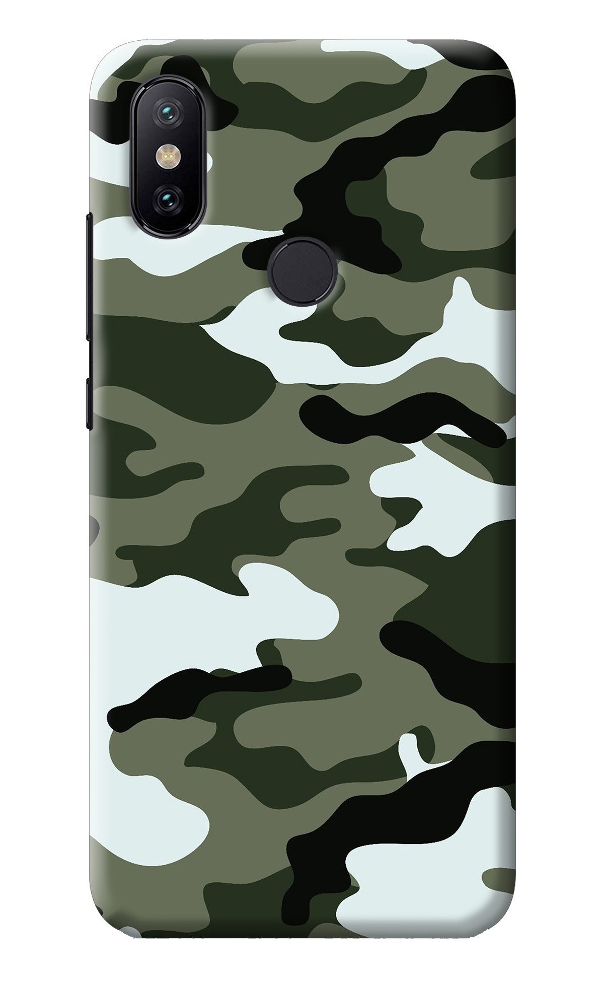Camouflage Mi A2 Back Cover