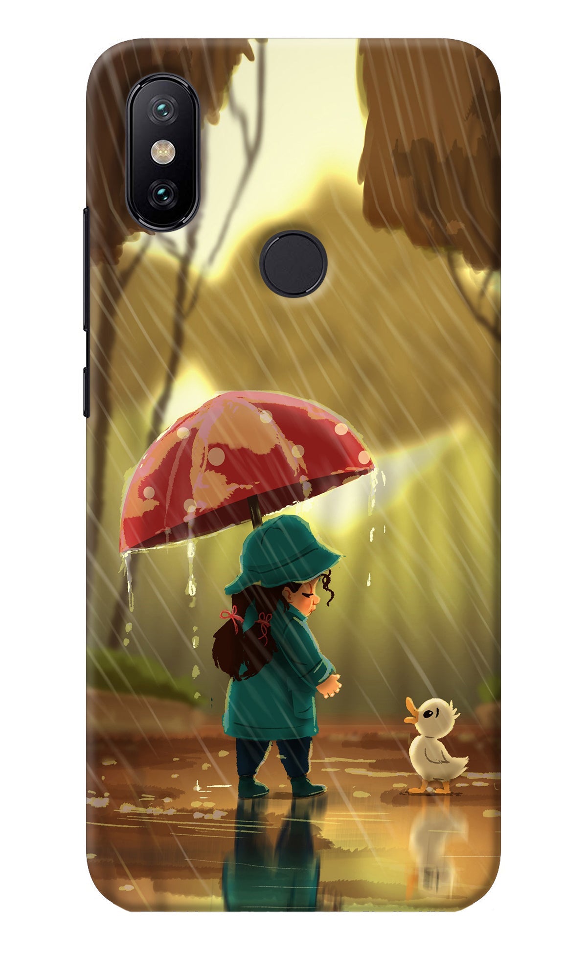 Rainy Day Mi A2 Back Cover