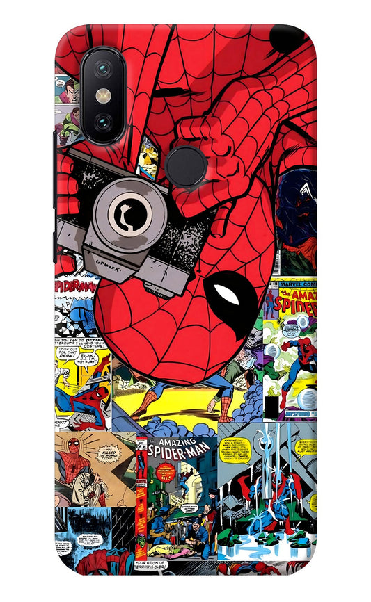 Spider Man Mi A2 Back Cover