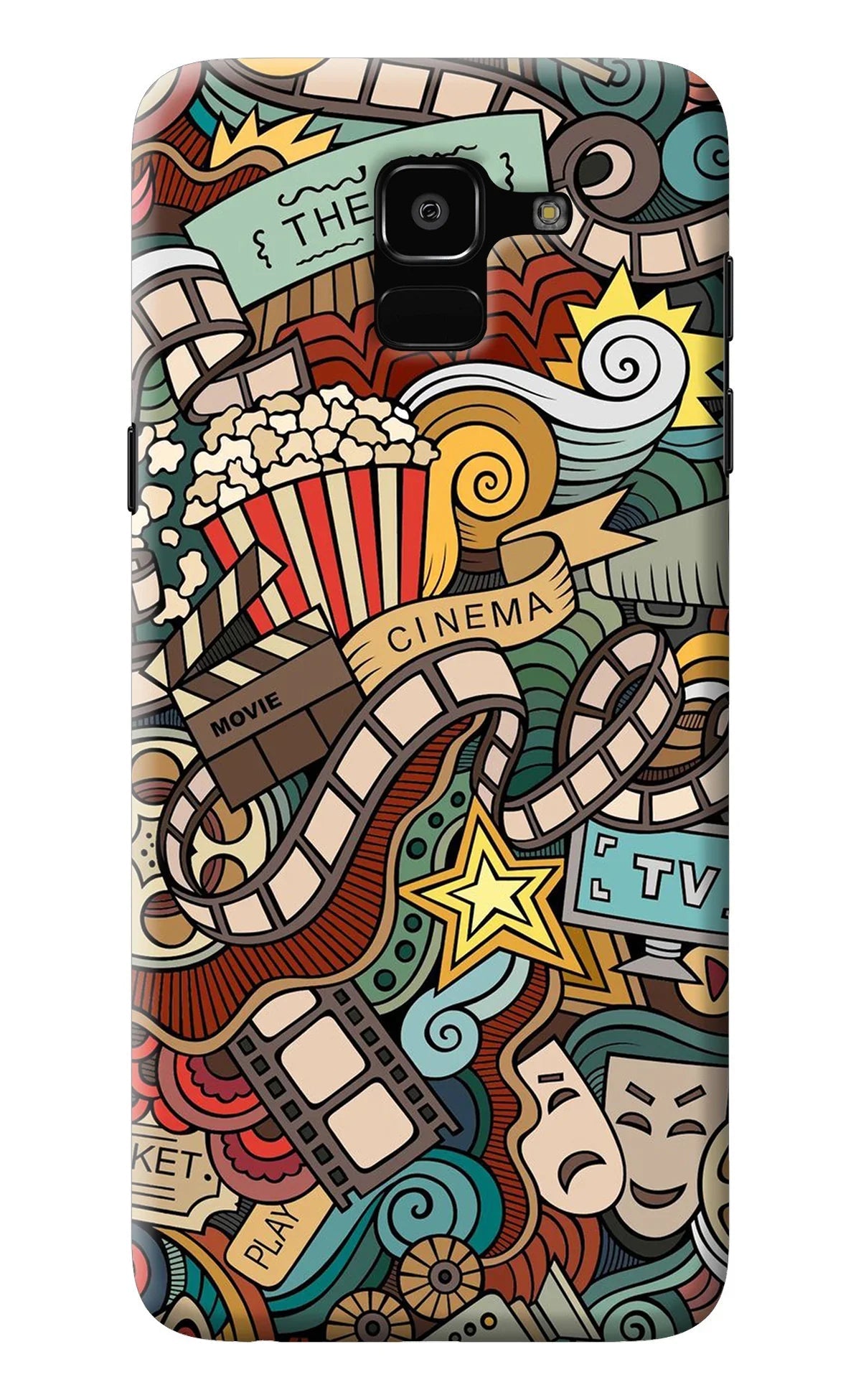 Cinema Abstract Samsung J6 Back Cover