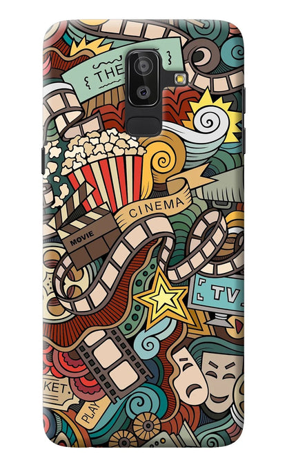 Cinema Abstract Samsung J8 Back Cover