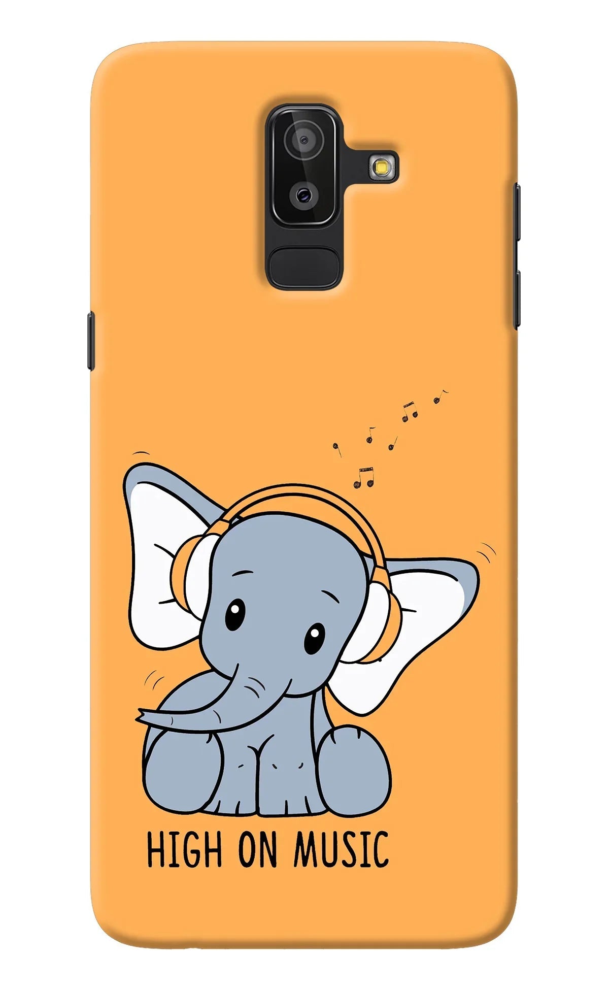 High On Music Samsung J8 Back Cover