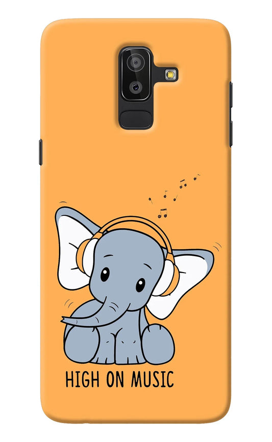 High On Music Samsung J8 Back Cover