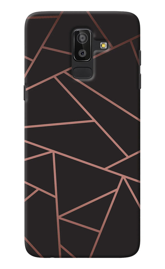 Geometric Pattern Samsung J8 Back Cover