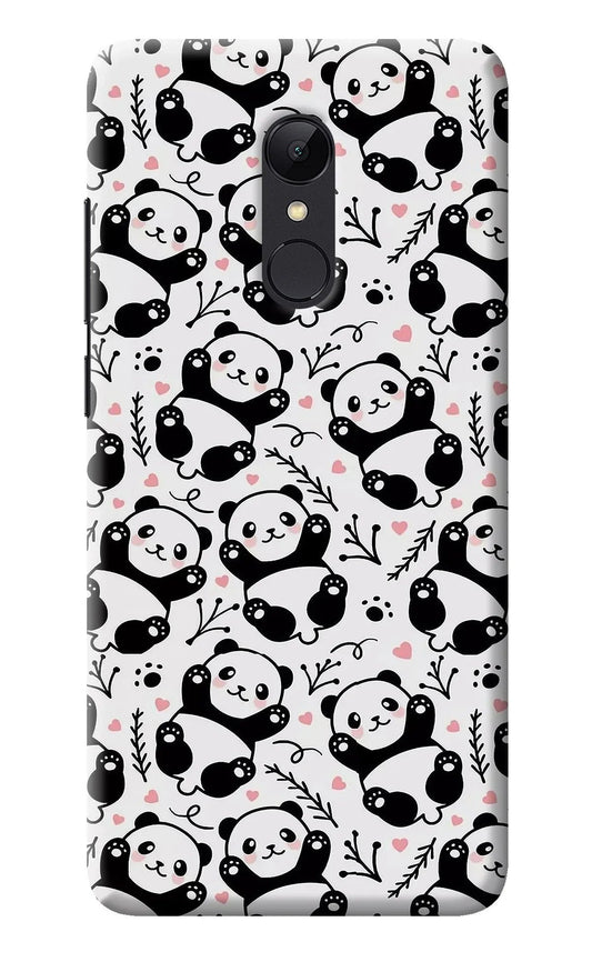 Cute Panda Redmi 5 Back Cover