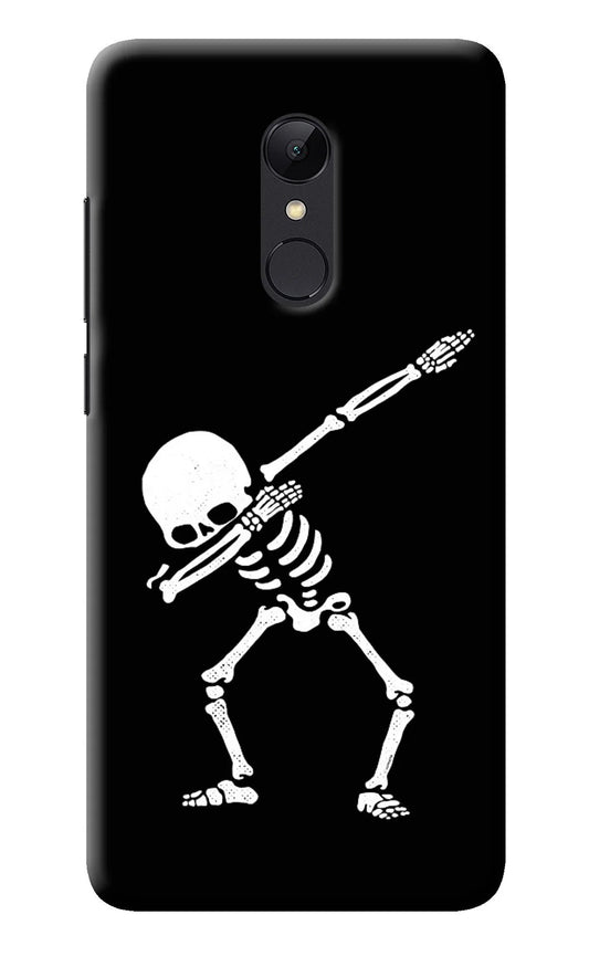 Dabbing Skeleton Art Redmi 5 Back Cover