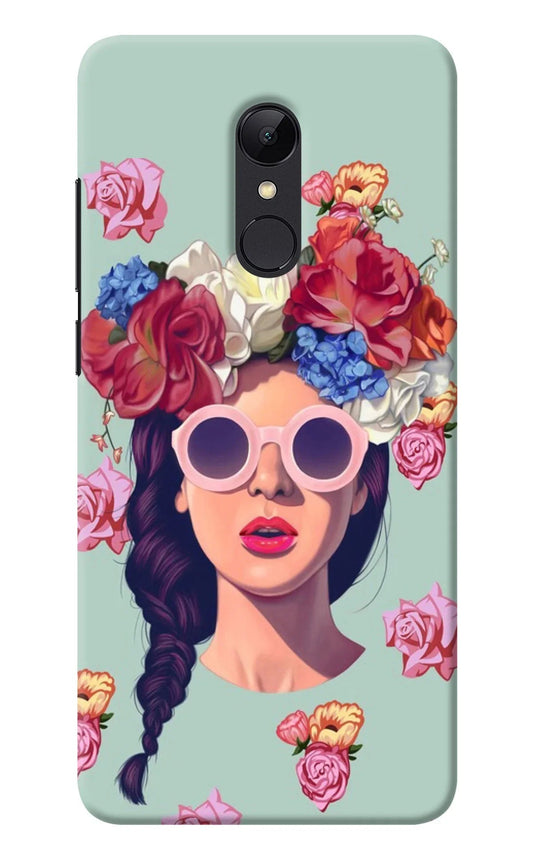 Pretty Girl Redmi 5 Back Cover
