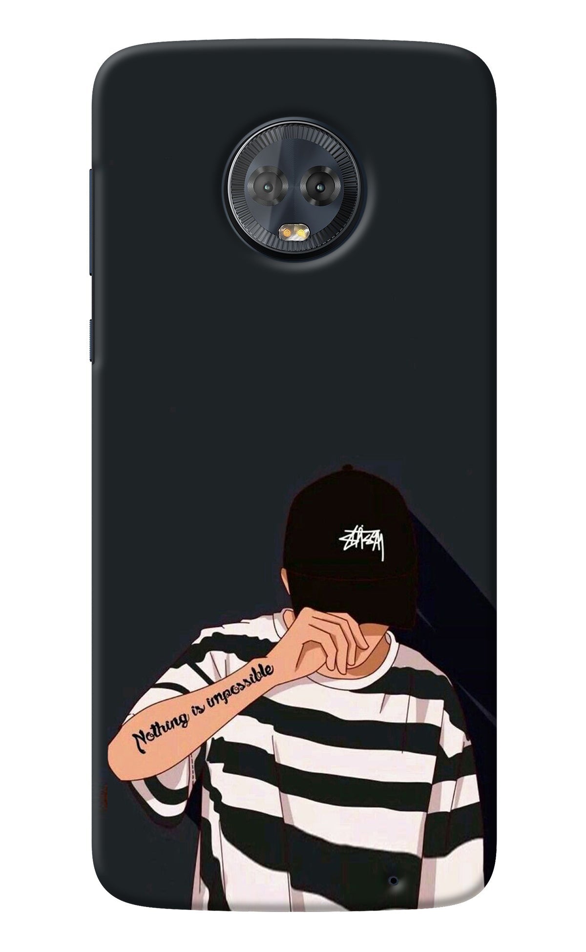 Aesthetic Boy Moto G6 Back Cover