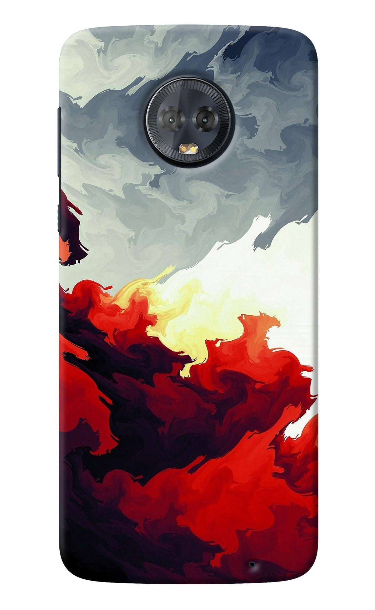 Fire Cloud Moto G6 Back Cover