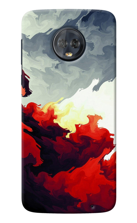 Fire Cloud Moto G6 Back Cover