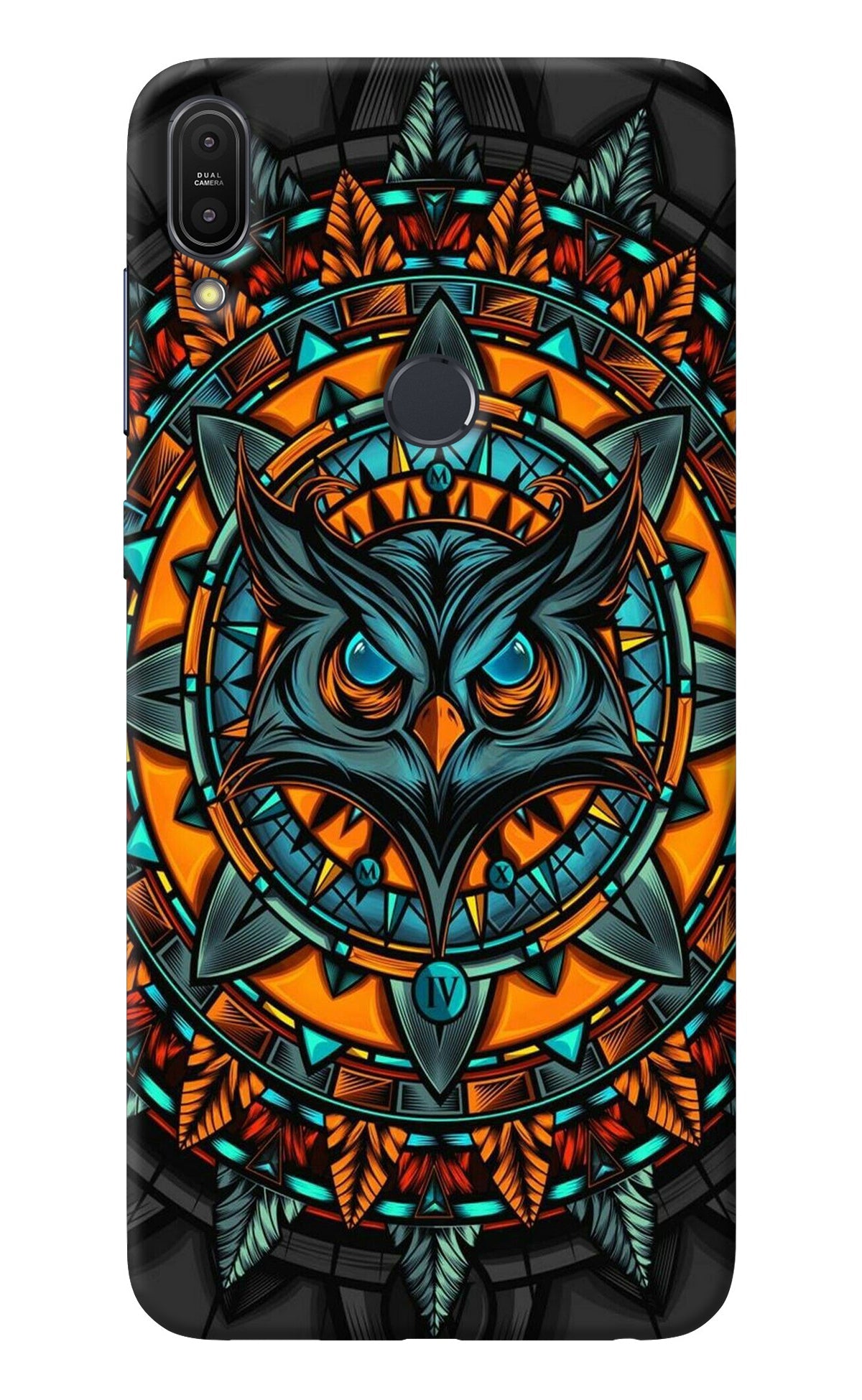 Angry Owl Art Asus Zenfone Max Pro M1 Back Cover
