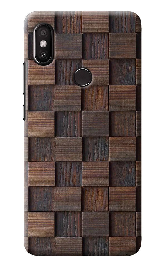 Wooden Cube Design Redmi Y2 Back Cover