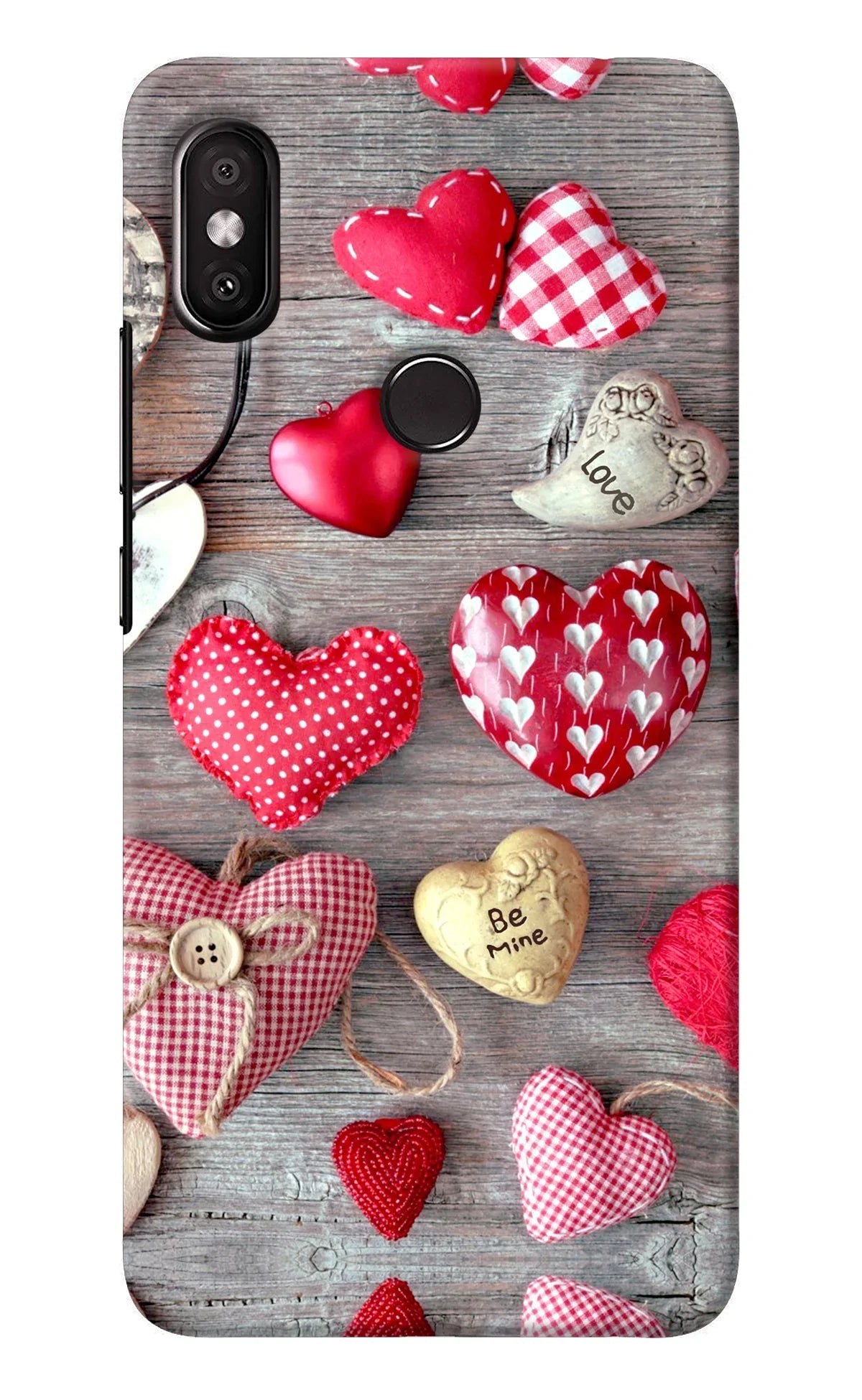 Love Wallpaper Redmi Y2 Back Cover
