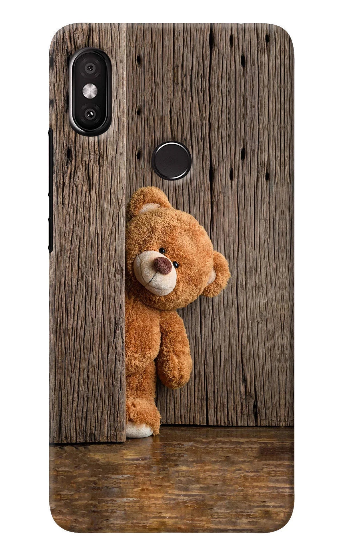 Teddy Wooden Redmi Y2 Back Cover