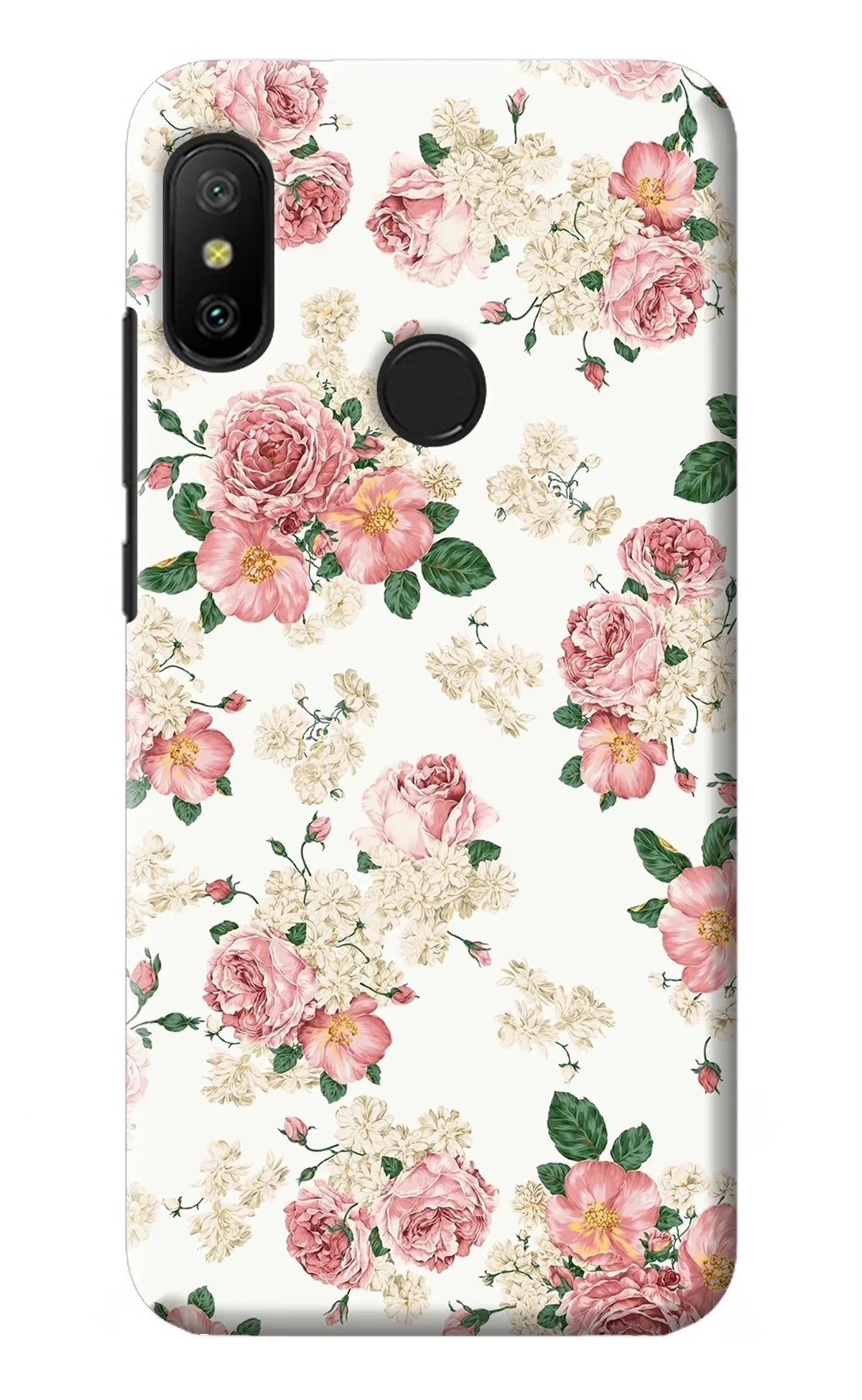 Flowers Redmi 6 Pro Back Cover